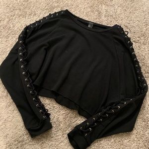 Crop sweater